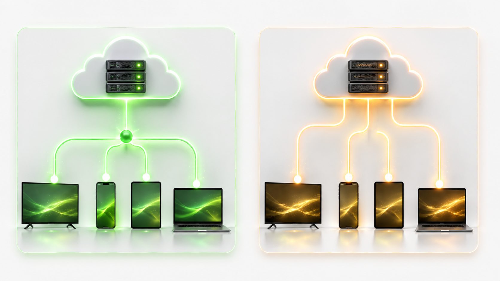 IPTV Funktionsweise – Multicast und Unicast als Diagramm erklärt